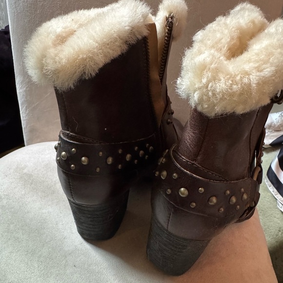 Born Shearling Western Booties - Picture 3 of 8
